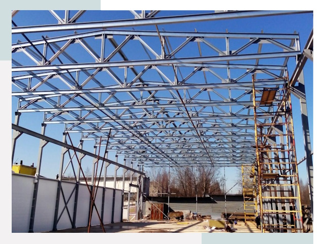 Строительство цехов в Кузнецк от 625 руб. под ключ