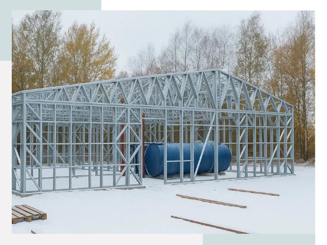 Металлические ангары в Кузнецке