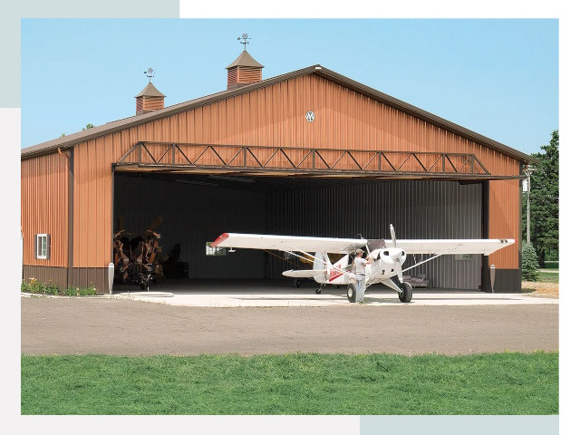 Ангары для самолетов в Кузнецке