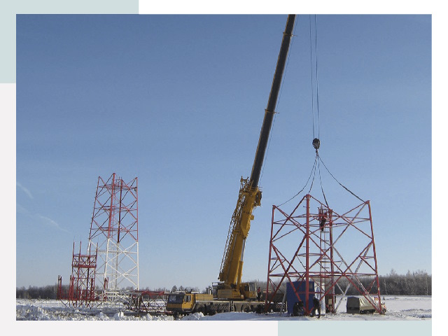 Монтаж вышек связи в Кузнецке