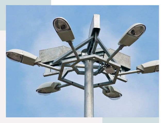 Монтаж осветительных мачт в Кузнецке