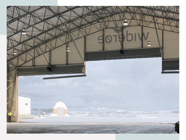 Ворота для ангаров в Кузнецке