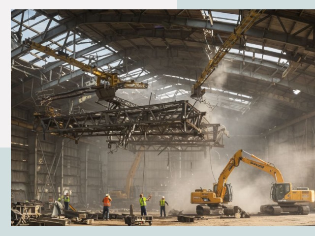 Демонтаж ангаров в Кузнецке от 625 руб. за м²